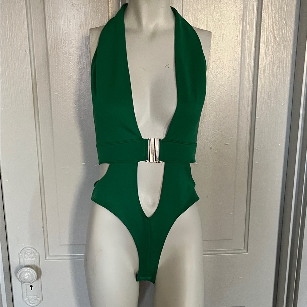 Green Fashion Nova bodysuit